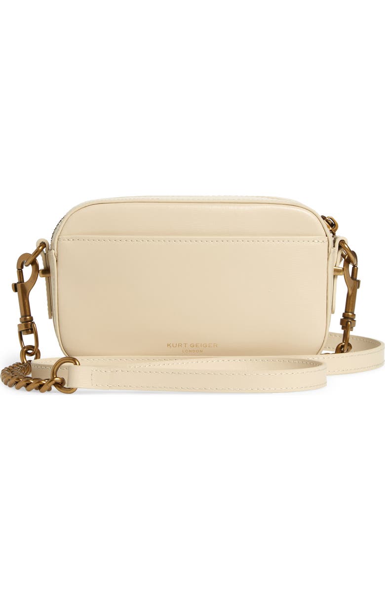 Kurt Geiger London Crystal Butterfly Leather Crossbody Bag, Alternate, color,