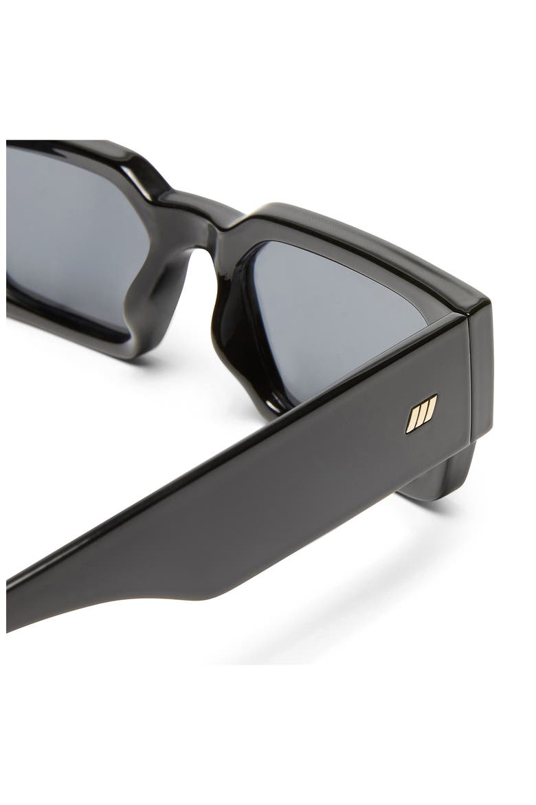 Contemplation 54mm Rectangular Sunglasses, Alternate, color, BLACK/ SMOKE MONO POL