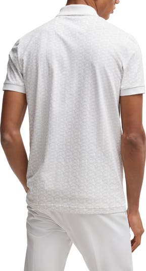 Paddy Geo Print Cotton Polo