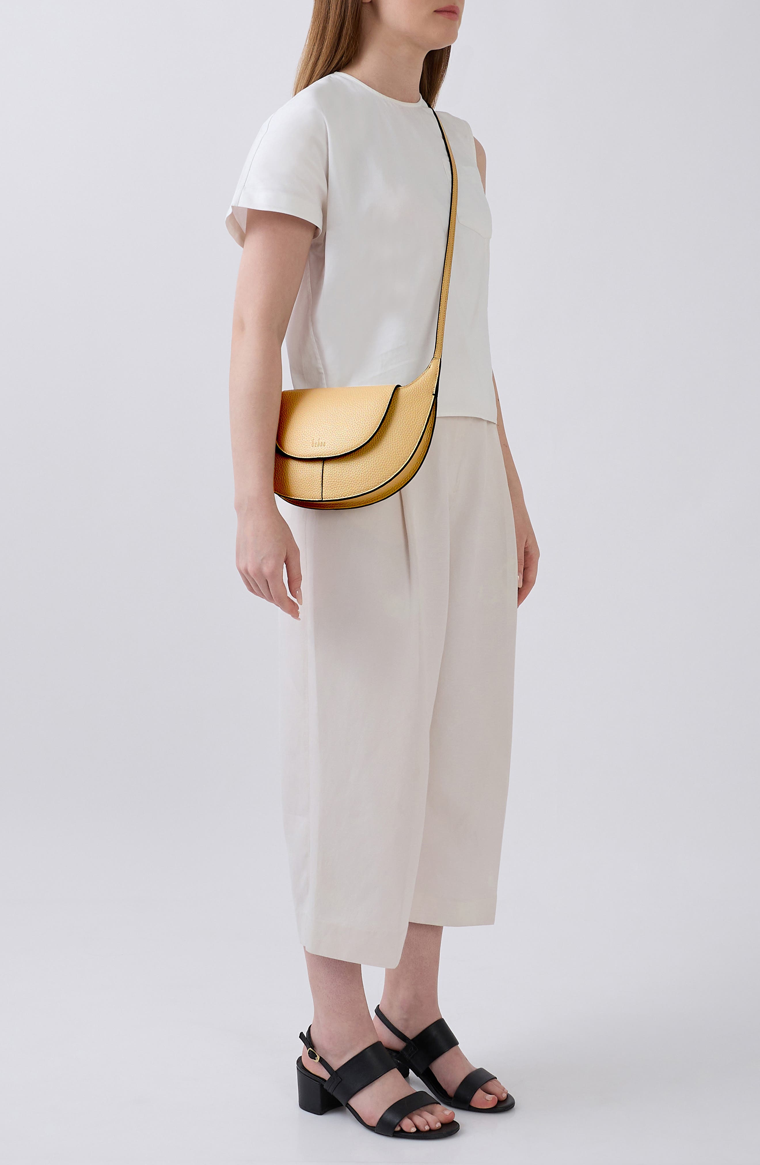 behno Nadia Leather Crossbody Bag, Alternate, color, 