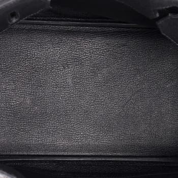 Birkin Handbag Black Novillo with Gold Hardware 30