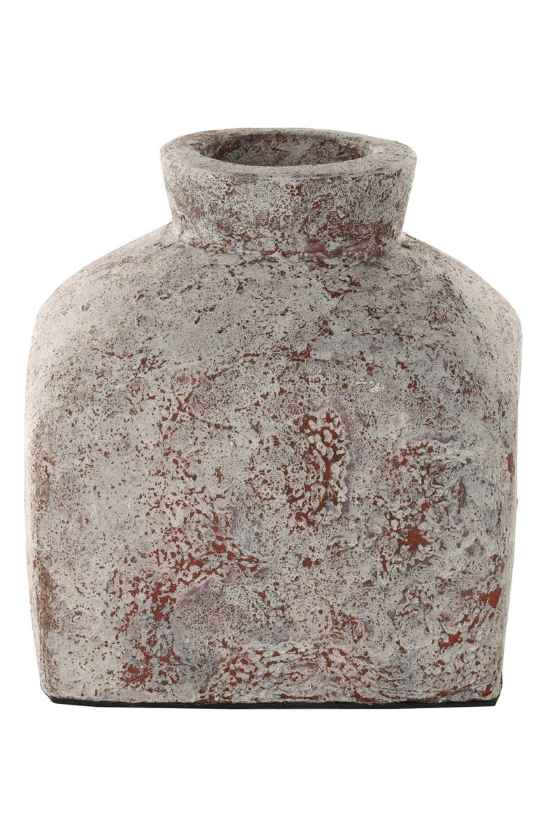 GINGER BIRCH STUDIO Brown Terracotta Vase, Alternate, color, 
