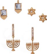 Alex and Ani Hanukkah Earring Stud Set