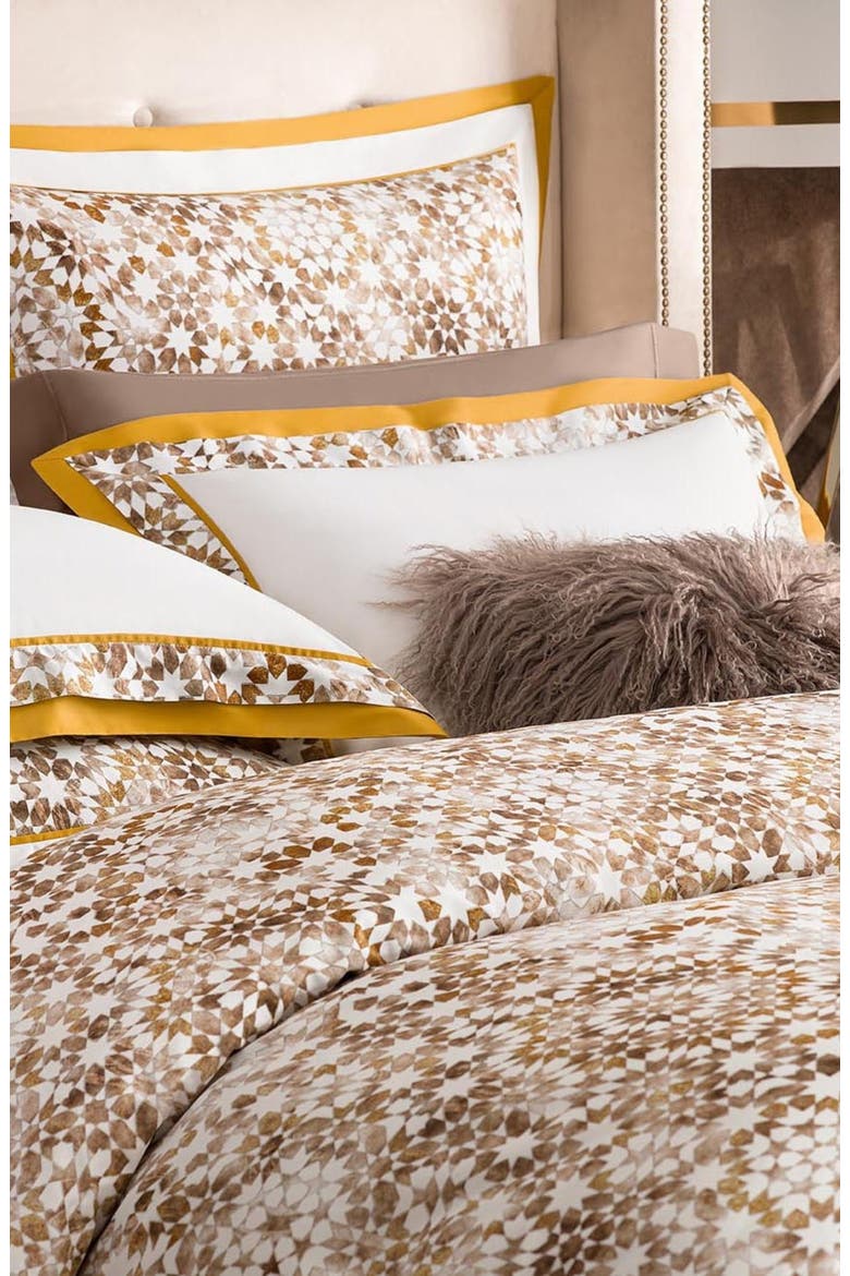 Noorim Duvet Cover, Alternate, color, Yellow