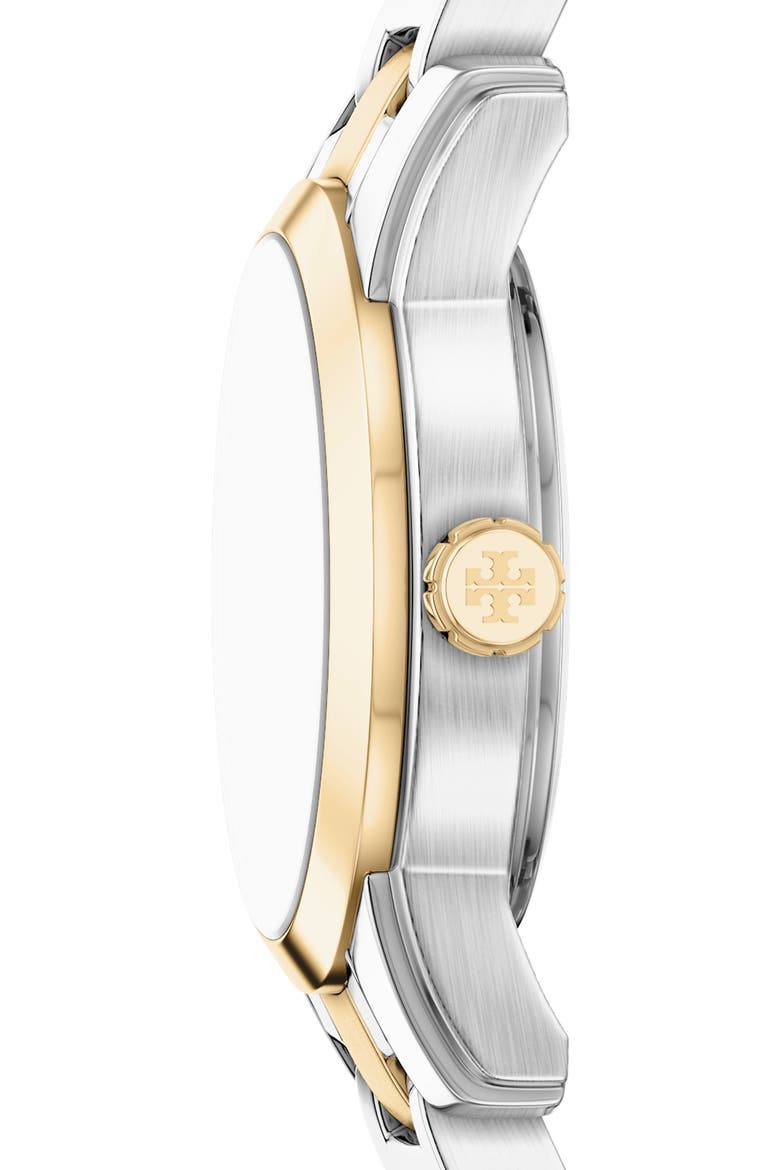 The Small Miller Two-Tone Bracelet Watch, 28mm, Alternate, color, GREEN/ TWO TONE