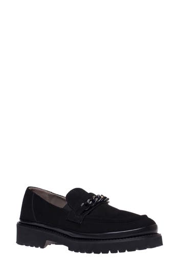 Ron White Renee Chain Detail Weatherproof Loafer In Black