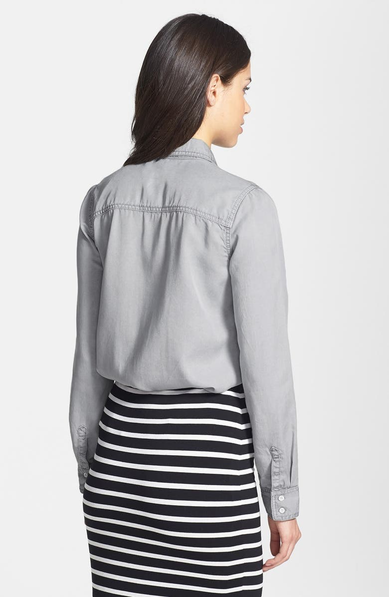 Halogen<sup>®</sup> Long Sleeve Chambray Shirt, Alternate, color, 