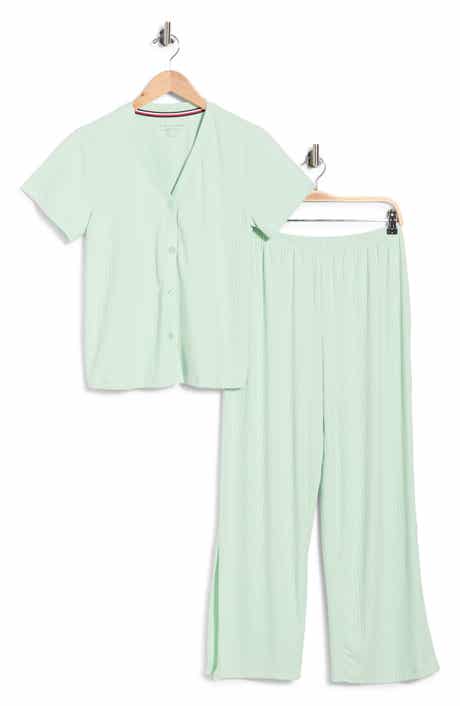 Tommy Hilfiger Ribbed Long Pajamas