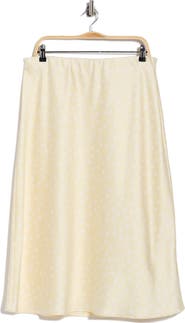 Renee C Polka Dot Print Maxi Skirt