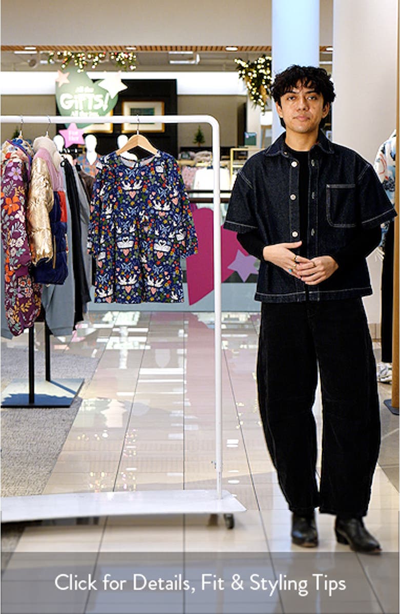 Kids
 Posie Long Sleeve Cotton Jersey Dress Toddler, Little Kid 
Big Kid), sales video thumbnail