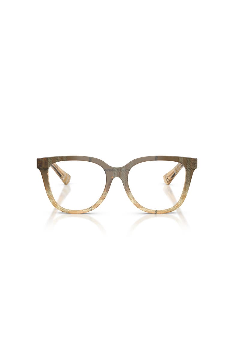 Burberry 50mm Phantos optical glasses, Alternate, color, Brown