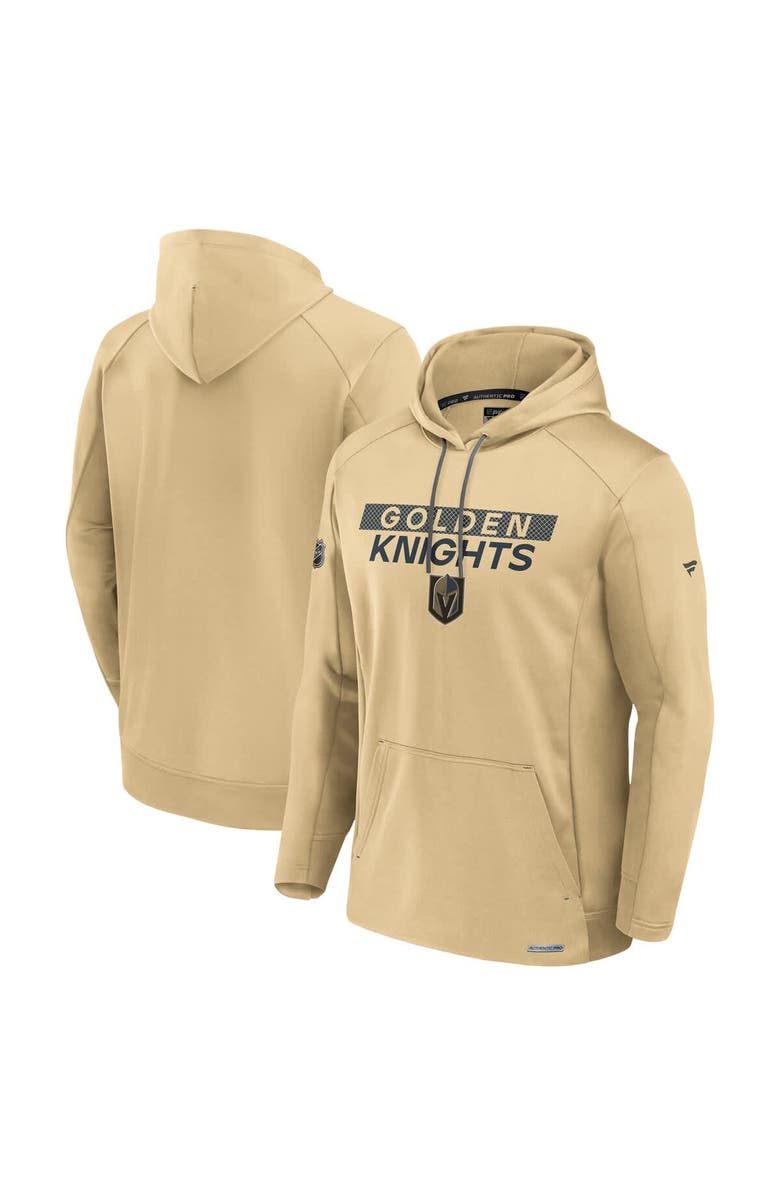 FANATICS Men's Fanatics Gold Vegas Golden Knights Authentic Pro Alternate Fleece Pullover Hoodie, Main, color, Gold