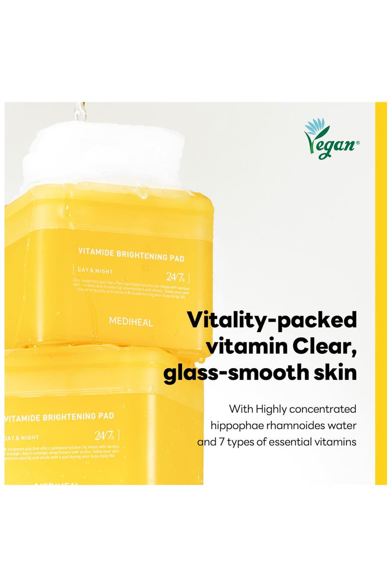 Vitamide Brightening Pads, Alternate, color, YELLOW