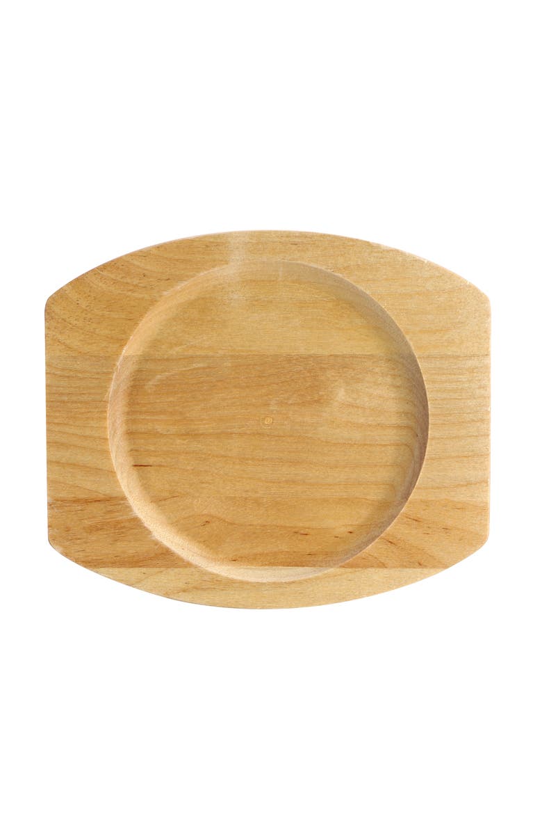 Megachef Cast Iron 8 Ounce Mini Dutch Oven with Wood Tray, Alternate, color, Black