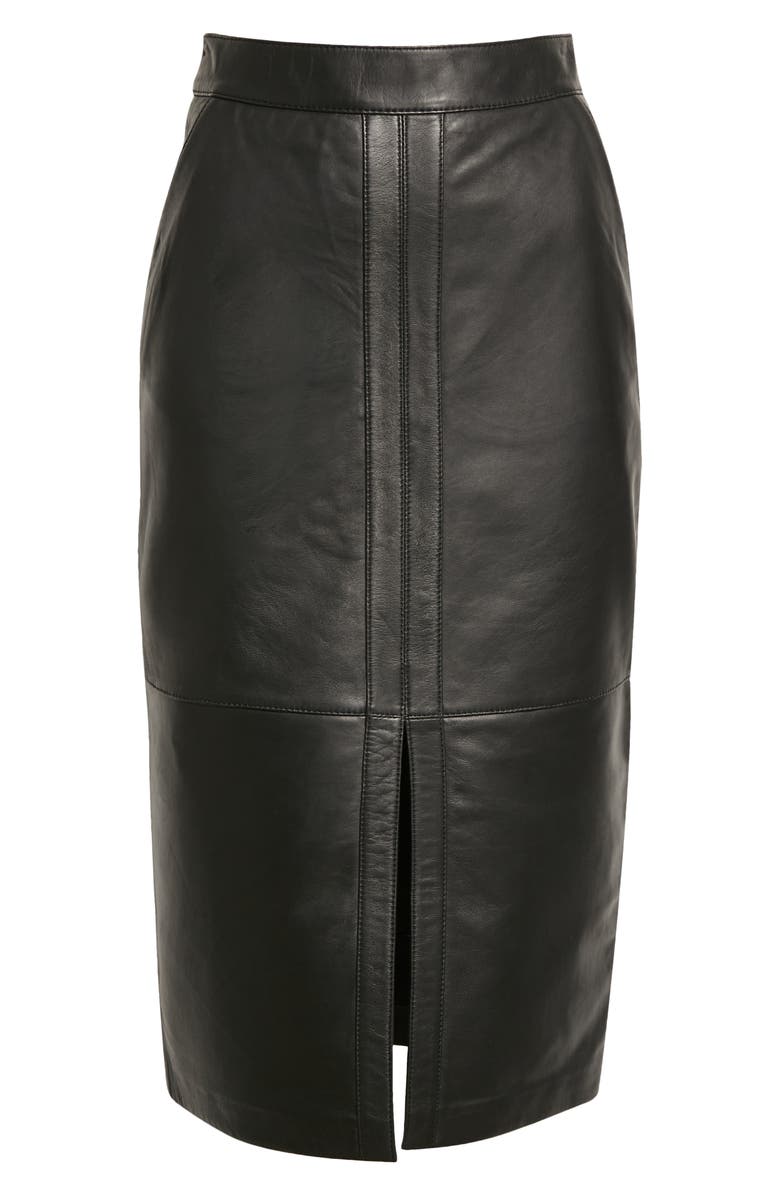 Ted Baker London Women's Autry Leather Pencil Skirt, Alternate, color,
