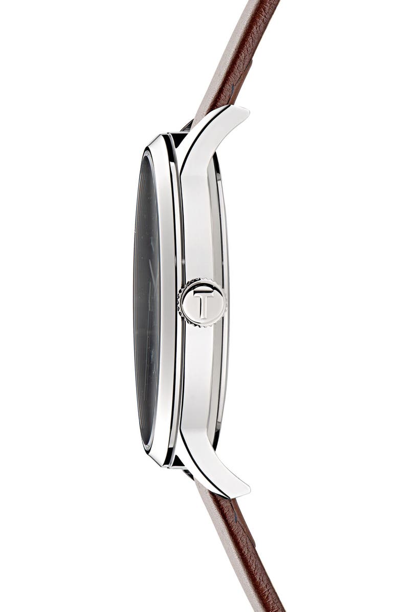 Ted Baker London Leather Strap Watch, 20mm, Alternate, color,