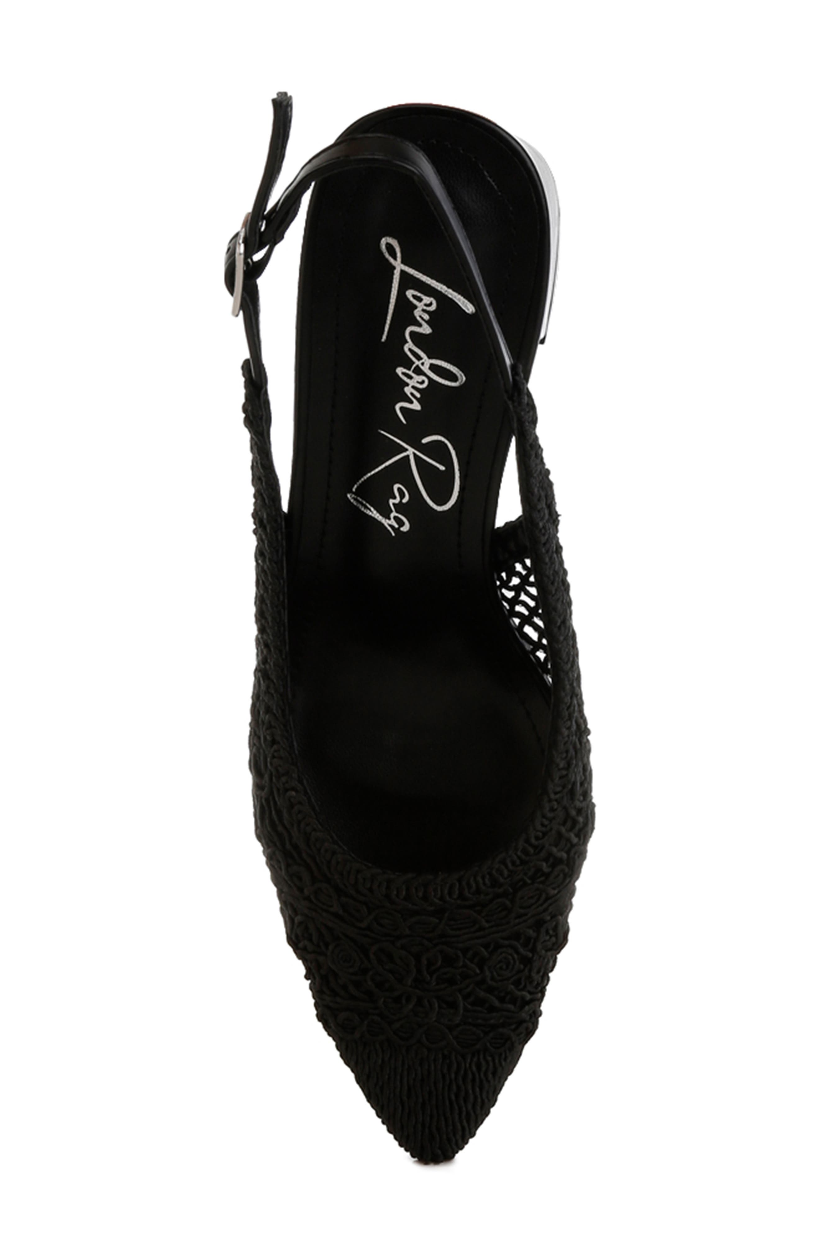 LONDON RAG Tolina Slingback Pump, Alternate, color, Black