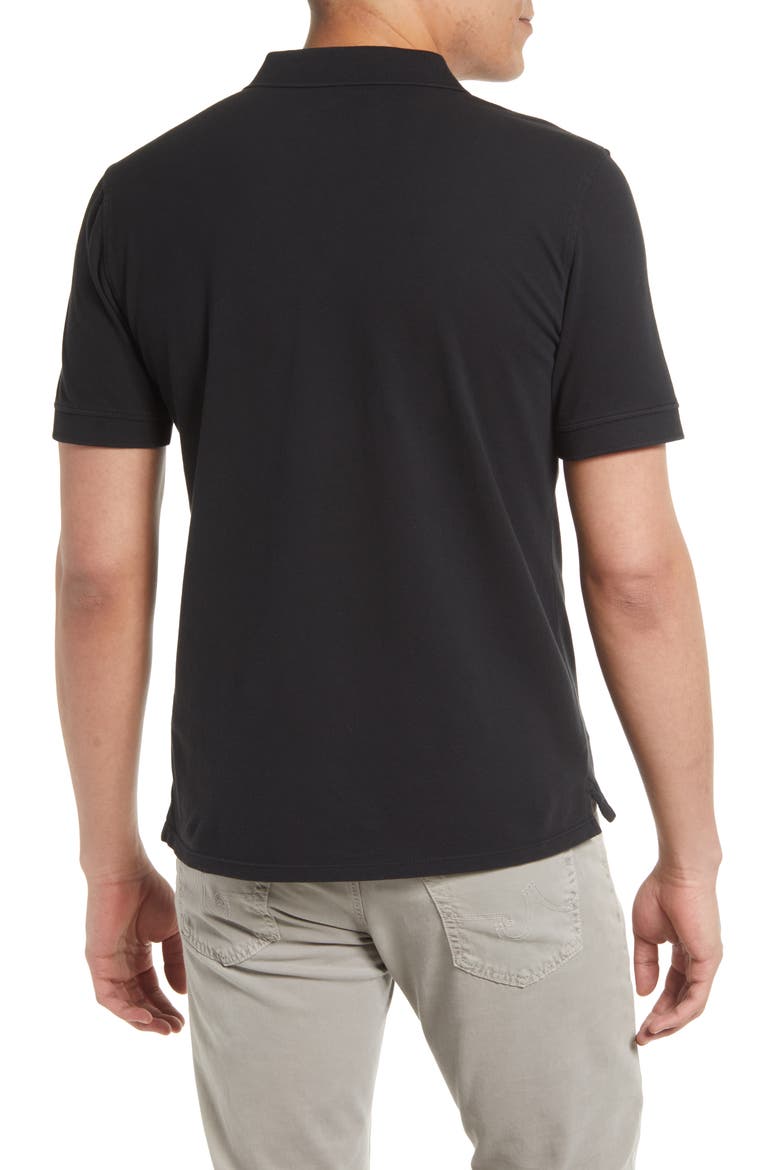 Bathhurst Short Sleeve Polo, Alternate, color, BLACK