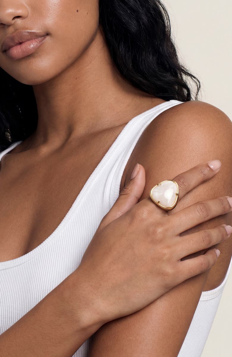 Ettika Solstice Ring, Alternate, color, Bone