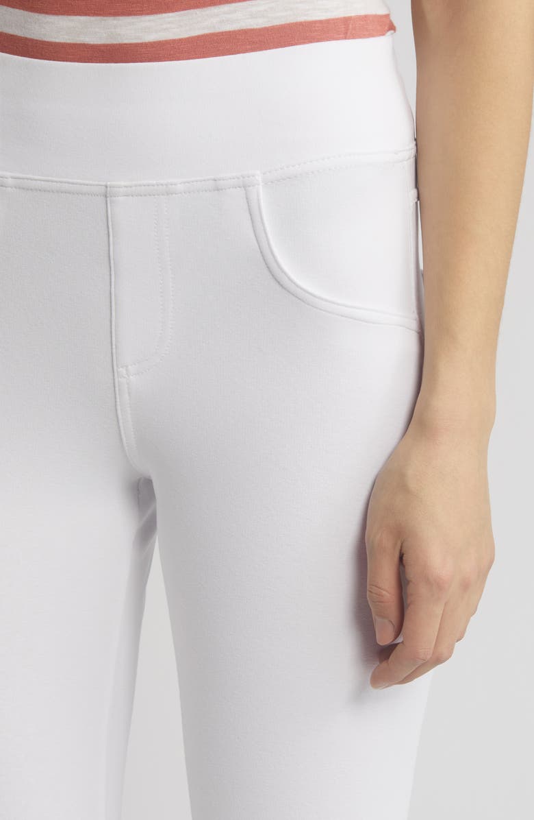 Hue Game Changing Crop Leggings, Alternate, color, White