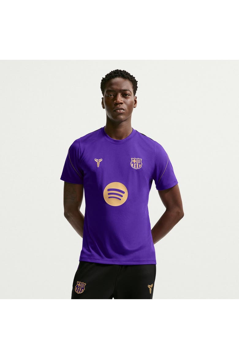 Men's Nike  Purple Barcelona 2026/27 Away Dri-FIT Strike Top, Main, color, Purple