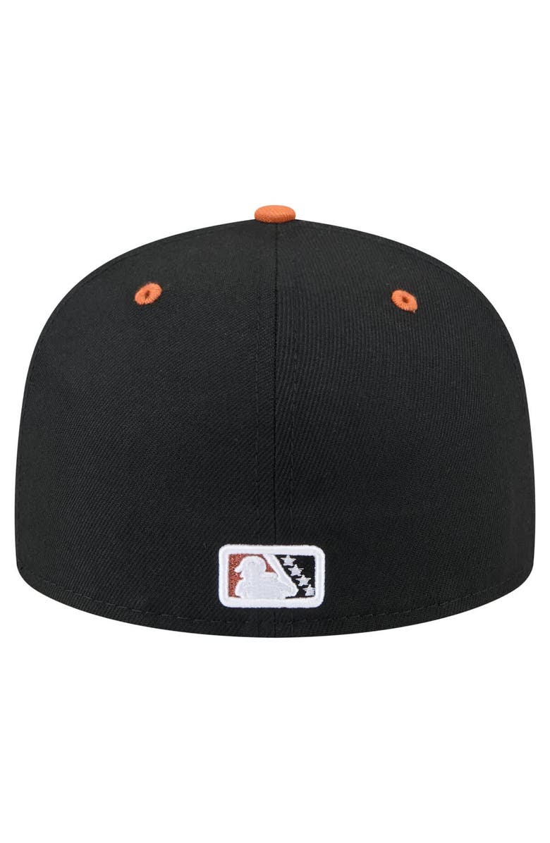 New Era Men's New Era Black/Orange San Jose Giants Copa de la Diversión 59FIFTY Fitted Hat, Alternate, color, Black