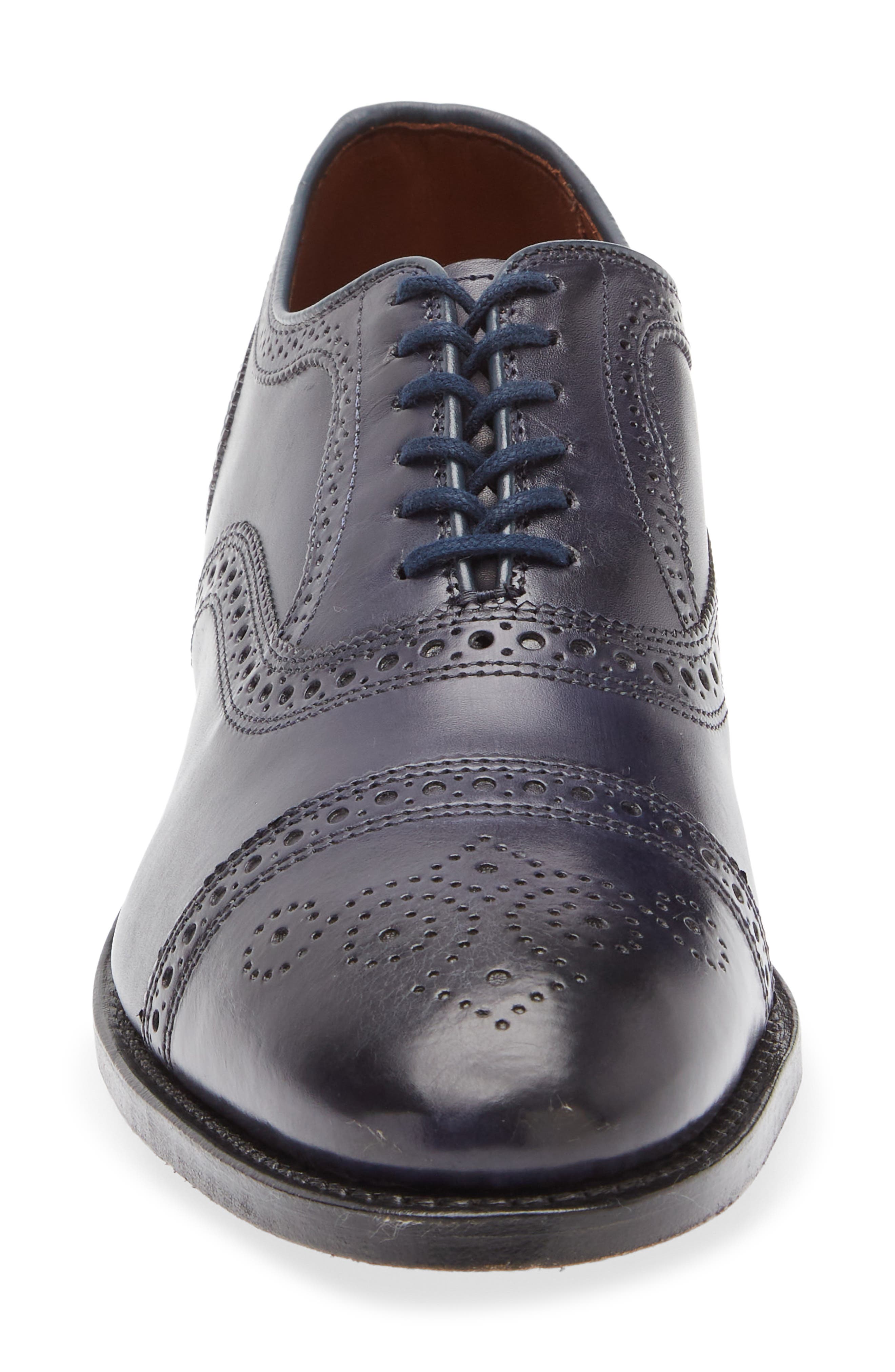 Allen Edmonds Strand Cap Toe Oxford, Alternate, color, Navy