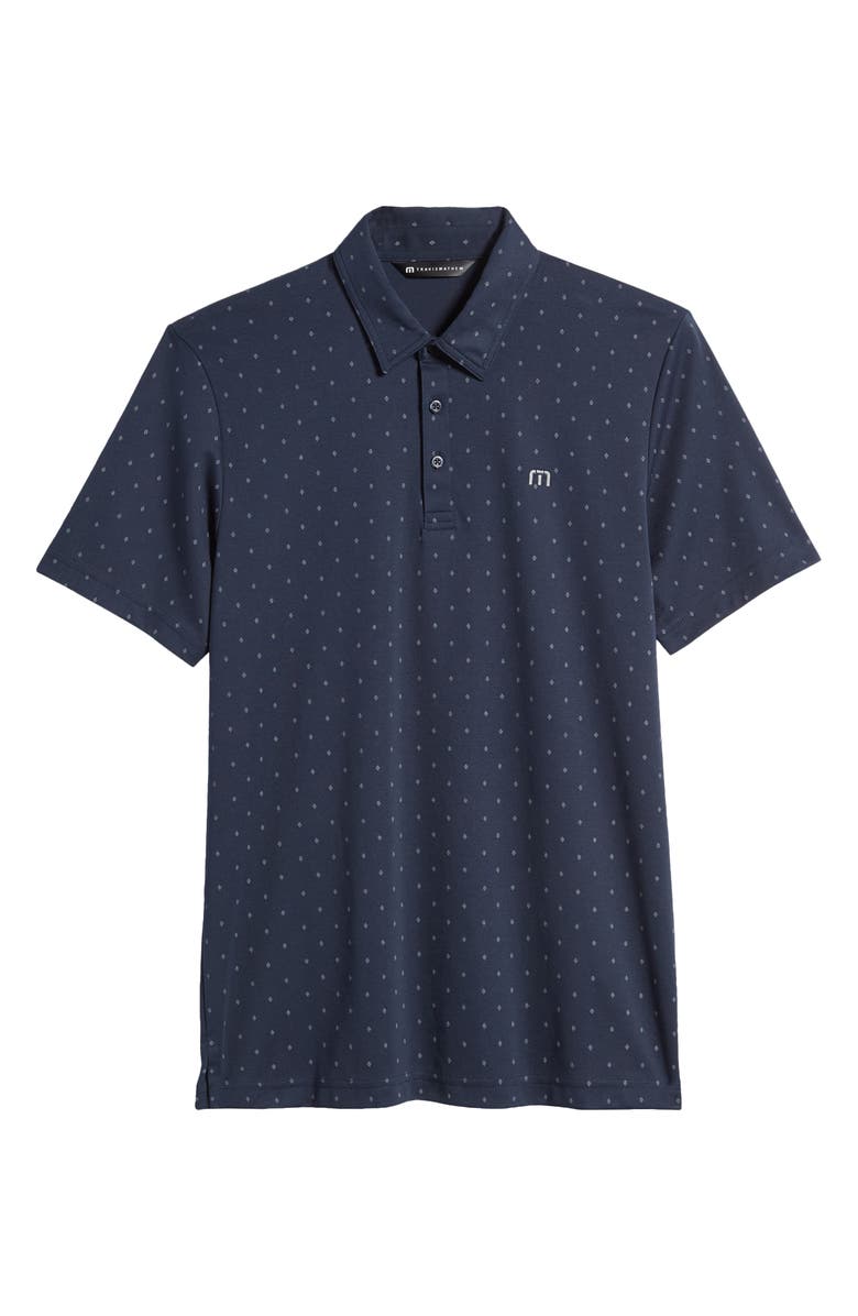 TravisMathew Handsome Town 2.0 Diamond Dot Polo, Alternate, color, Total Eclipse