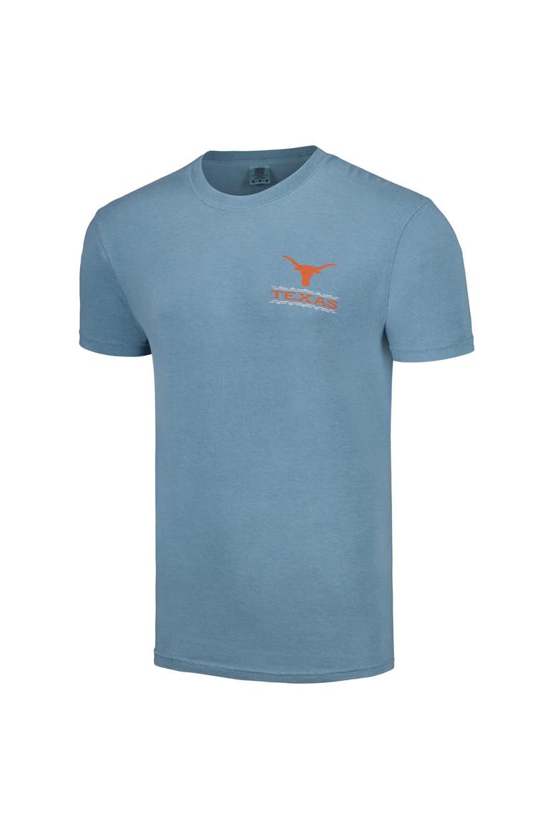 Men's Light Blue Texas Longhorns State Scenery Comfort Colors T-Shirt, Alternate, color, Light Blue