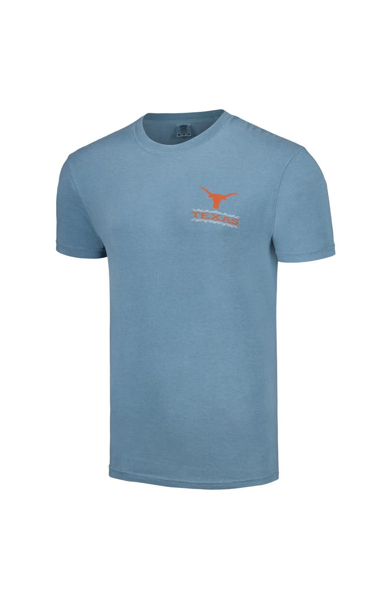 IMAGE ONE Men's Light Blue Texas Longhorns State Scenery Comfort Colors T-Shirt, Alternate, color, Light Blue