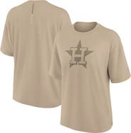 FANATICS Women's Fanatics Khaki Houston Astros Elements Oversized T-Shirt