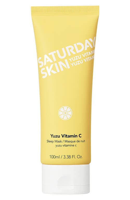 Saturday Skin Yuzu Vitamin C Sleep Mask In Transparent