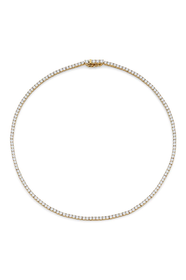 Perfect Tennis Necklace, Main, color, GOLD