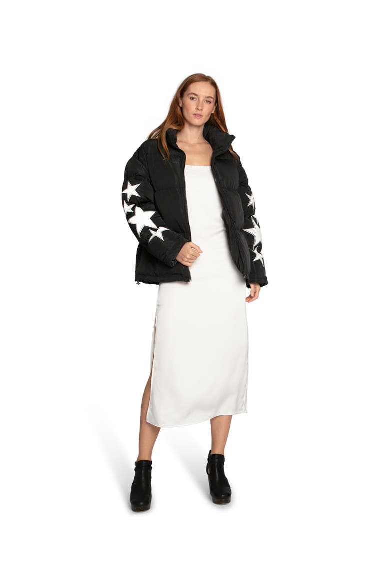 A Star Is Born Puffer Jacket, Alternate, color, Black