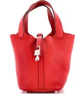 Pre-Owned Hermes Picotin Lock Bag Clemence PM