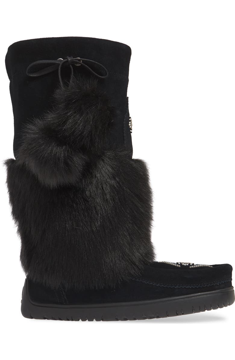 Manitobah Mukluks Snowy Owl Faux Fur Waterproof Snow Boot, Alternate, color,