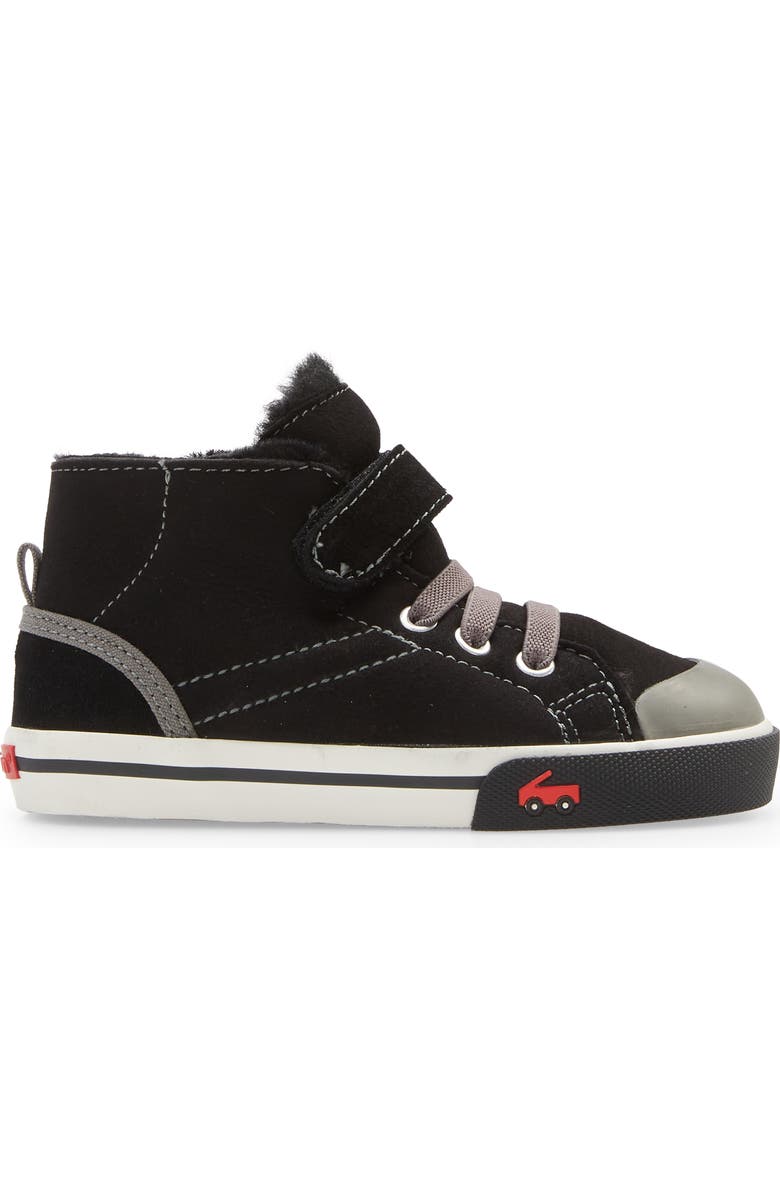 See Kai Run Devon Genuine Shearling Lined Sneaker, Alternate, color,