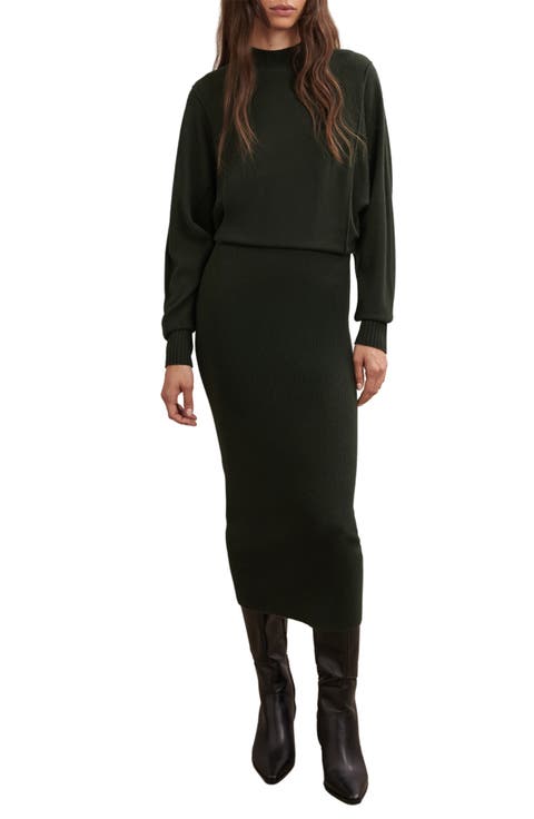 Suni Long Sleeve Midi Sweater Dress