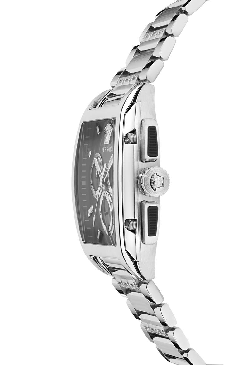 Dominus Chronograph Bracelet Watch, 42mm x 50mm, Alternate, color, STAINLESS STEEL
