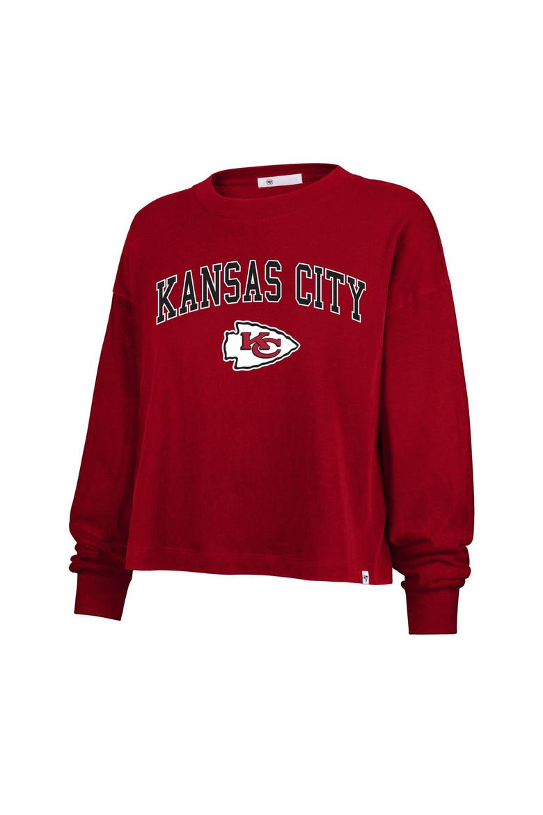 Women's '47 Red Kansas City Chiefs Plus Size Sydney Arch Game T-Shirt, Main, color, Red
