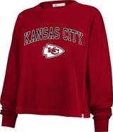 '47 Women's '47 Red Kansas City Chiefs Plus Size Sydney Arch Game T-Shirt