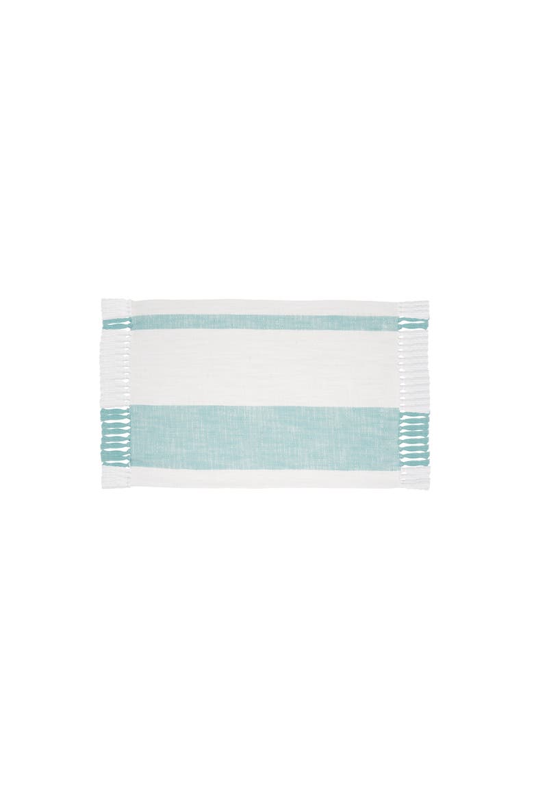 Morgan Placemats Set of 4 Collection, Alternate, color, Teal