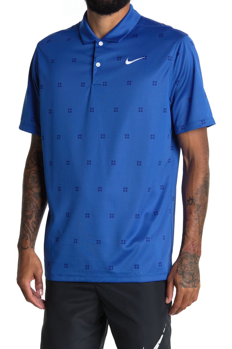 Dri-FIT Essential Golf Polo, Main, color, GAME ROYAL/WHITE
