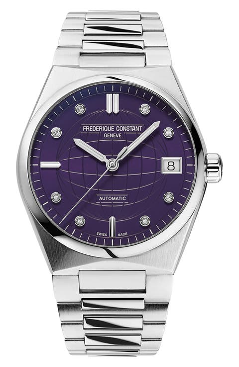 Highlife Diamond Automatic Bracelet Watch, 34mm