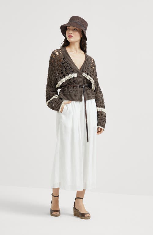 Brunello Cucinelli Crepe Cady Maxi Skirt