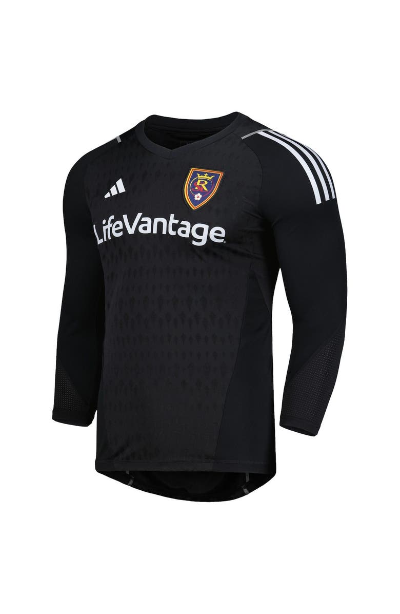 adidas Men's adidas Black Real Salt Lake 2023 Goalkeeper Long Sleeve Replica Jersey, Alternate, color, 