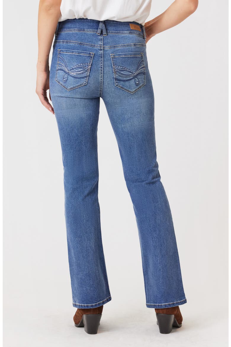 Curvy Mid Rise Bootcut Jeans, Alternate, color, GENEVA