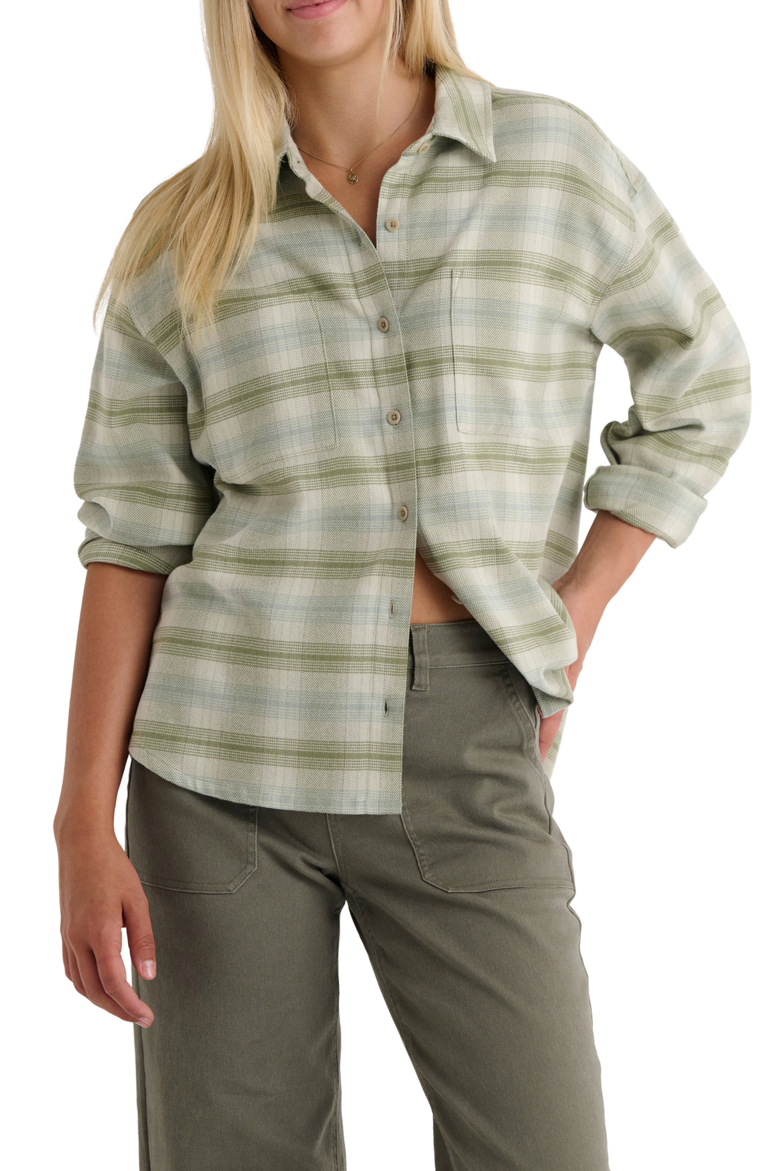 PLAID OIL GREEN