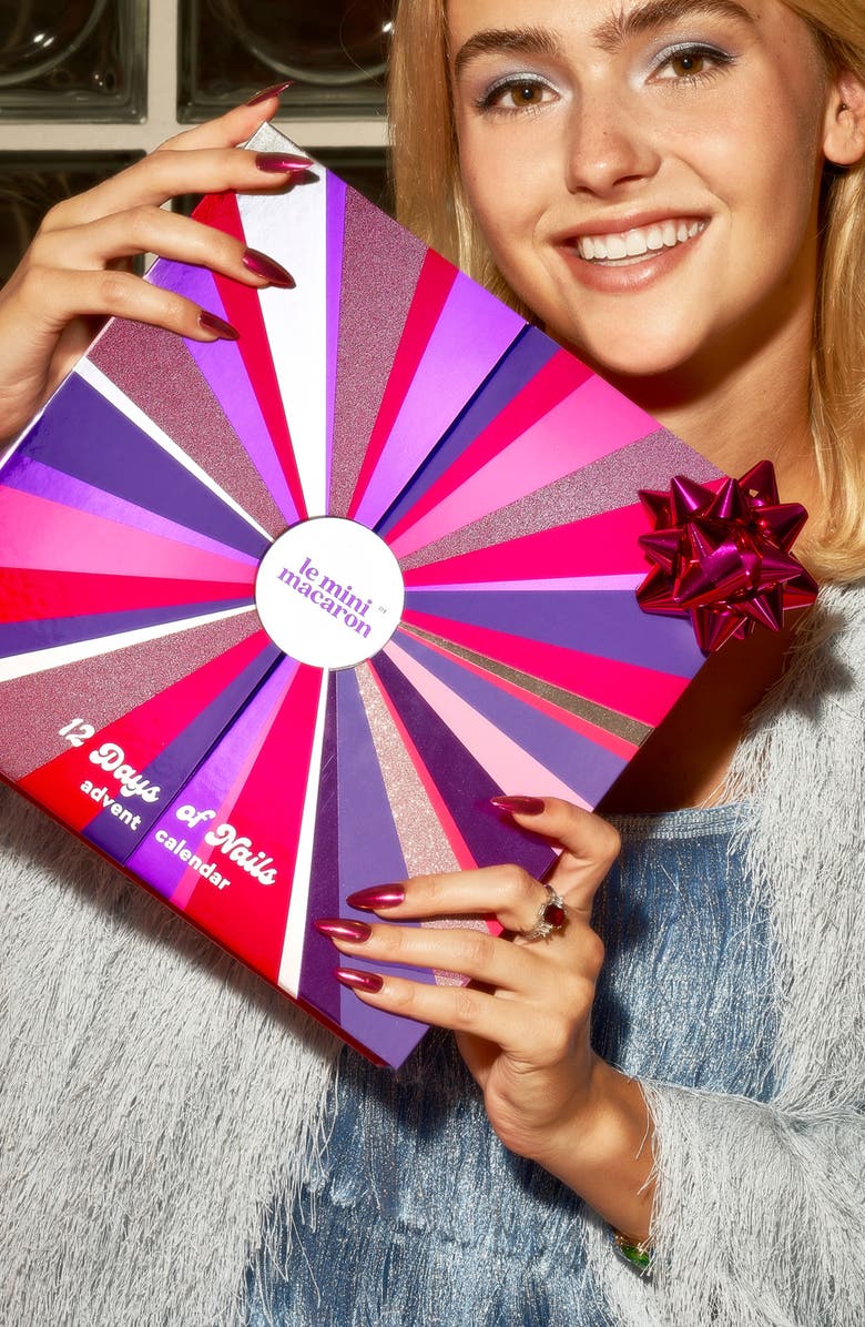 Le Mini Macaron Holiday 2025 Calendar Set, Alternate, color, 