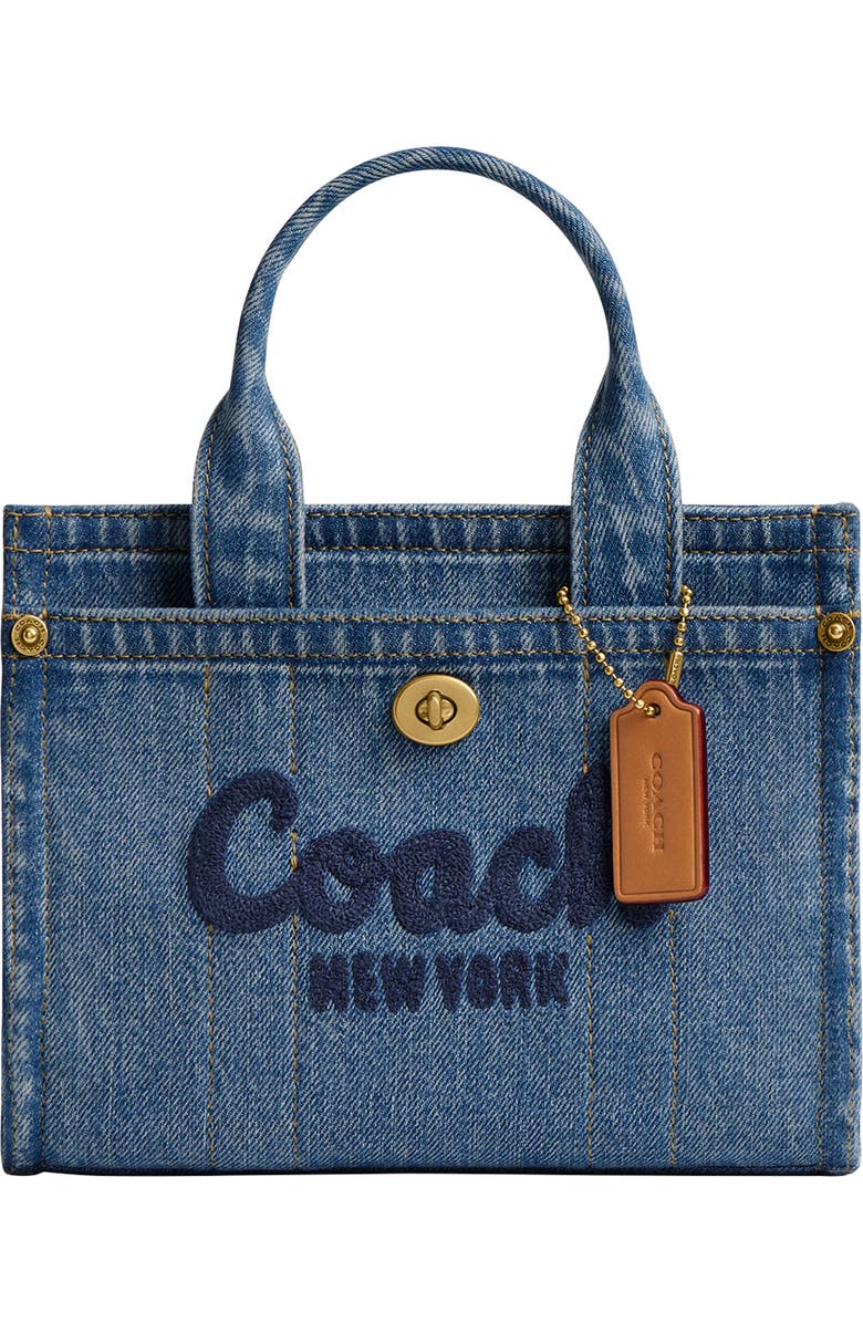 COACH Denim Cargo Tote, Main, color,